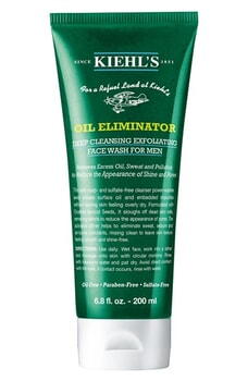 Kiehl's Oil Eliminator Cleanser Deep Cleansing Exfoliating Face Wash For Men 200ml